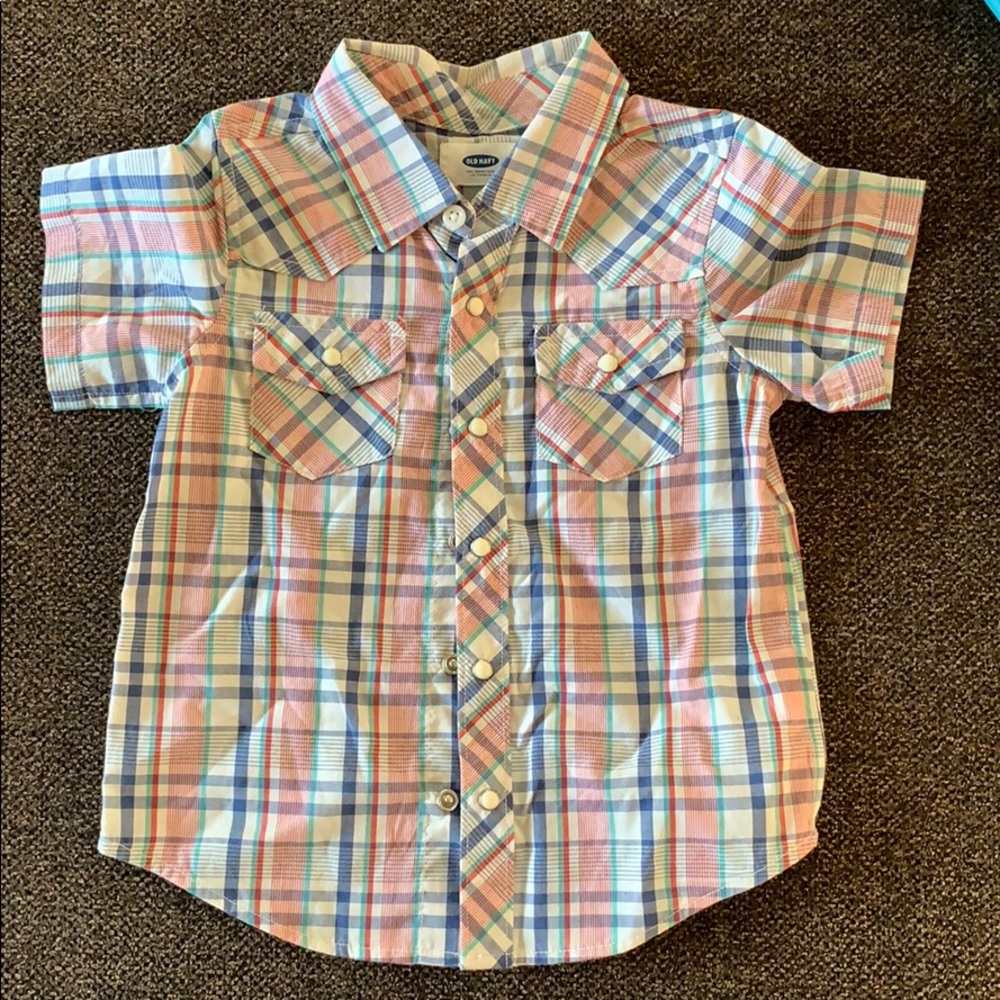 Old Navy short sleeve collared shirt - 3T
